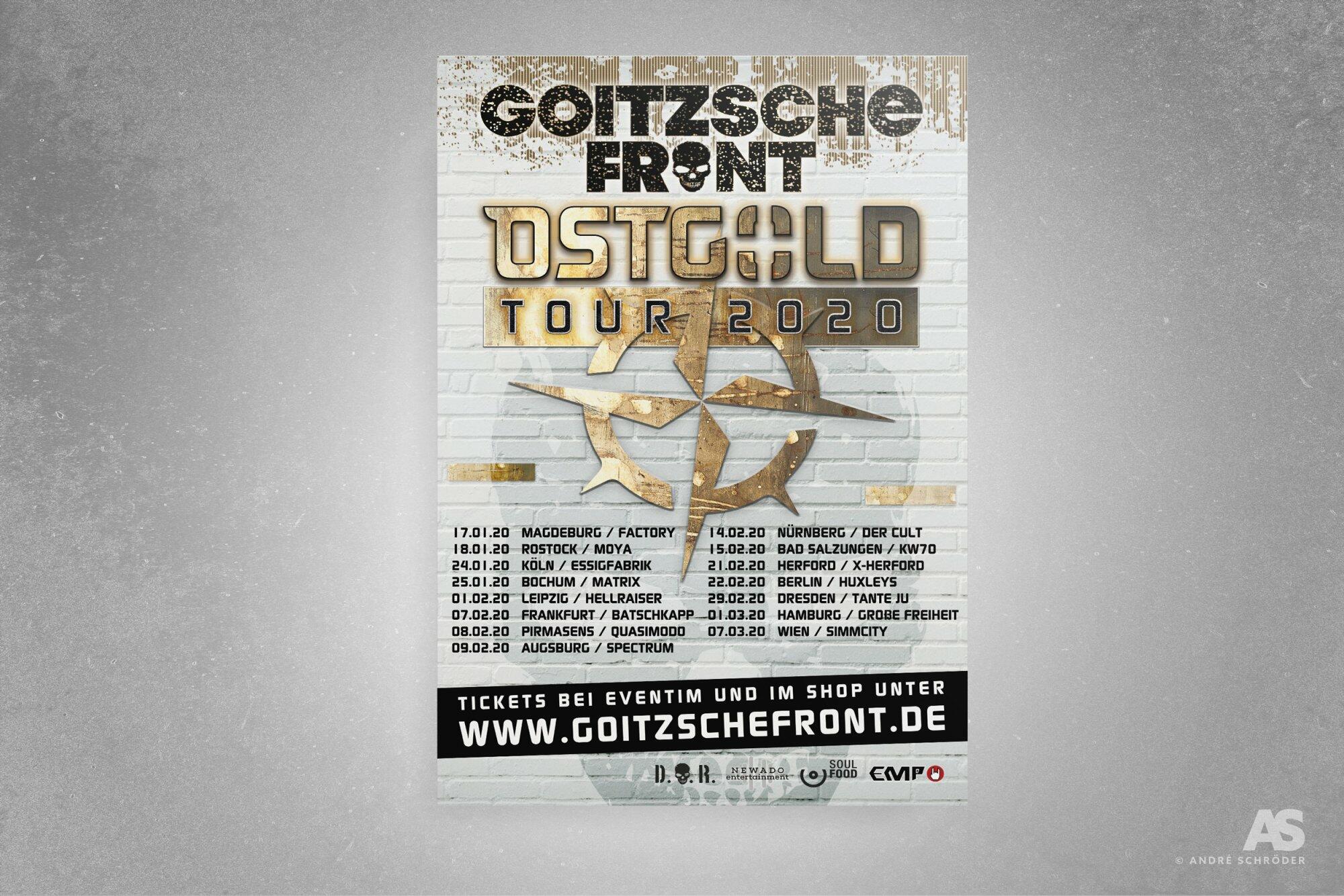 Goitzsche Front - Ostgold Plakat A0